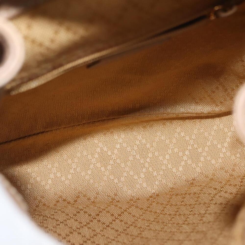 GUCCI Bamboo Backpack Leather Beige Gold 003 3444 0030 Auth ep11512 - Picture 11 of 16